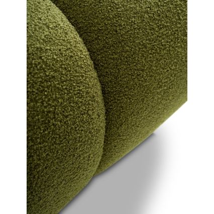 Rozkładana trzyosobowa sofa z pojemnikiem NUORO zielona