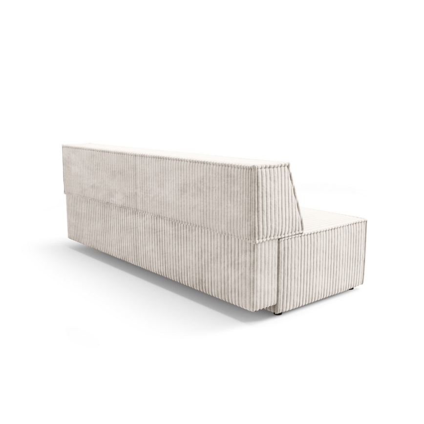 Rozkładana trzyosobowa sofa z pojemnikiem TERAMO beżowa