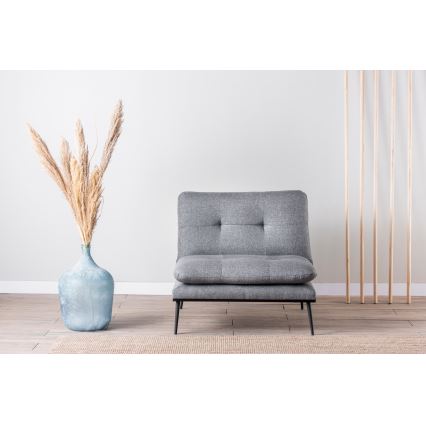 Rozkładany fotel SPEAKY szary