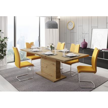 Rozkładany stół do jadalni STRAP w dekorze dąb artisan