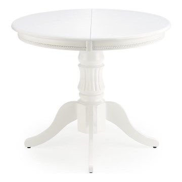 Rozkładany stół jadalniany WILLIAM biały