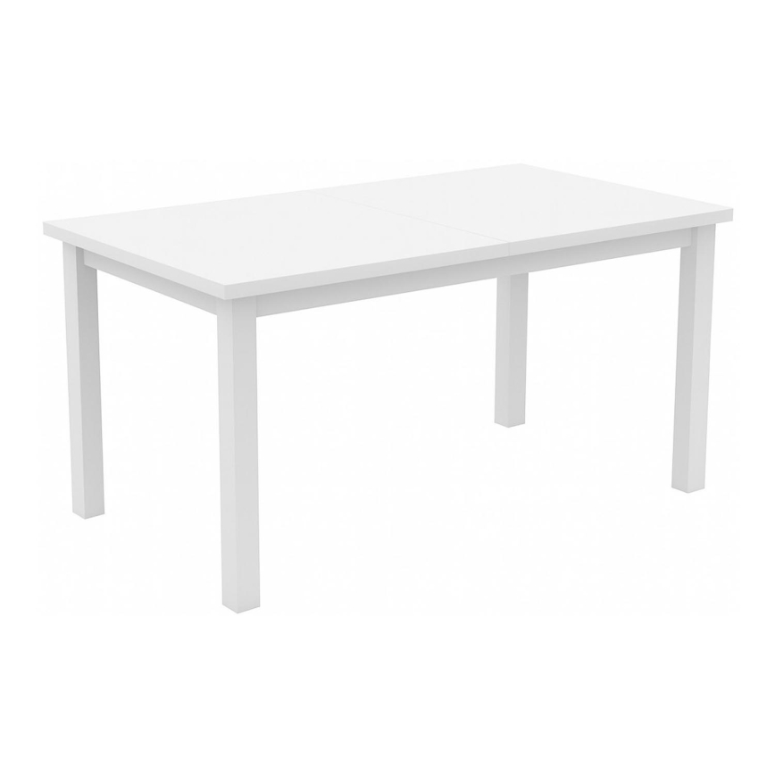 Rozkładany stół jadalny LIAM biały