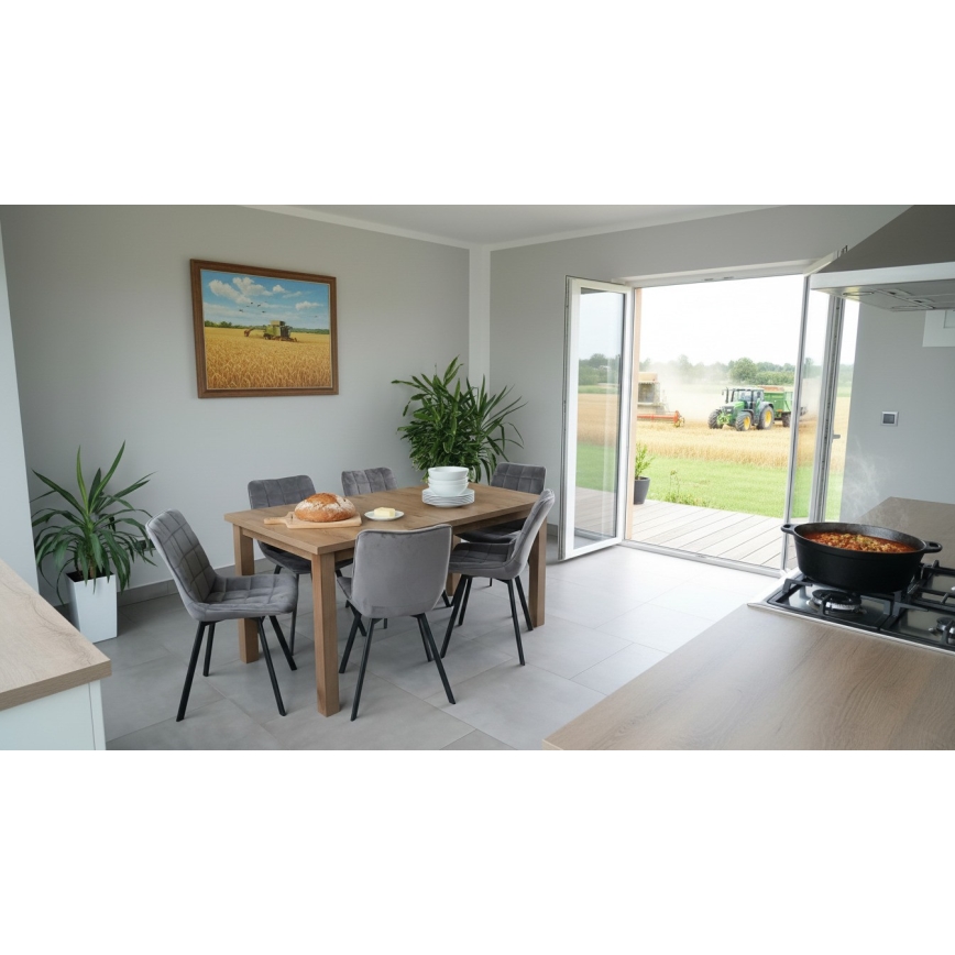 Rozkładany stół jadalniany LIAM dąb