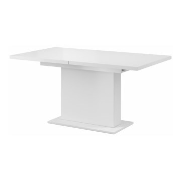 Rozkładany stół jadalny STRAP 160/200 x 90 cm biały