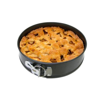 Rozpinana tortownica TORO 24 cm czarna