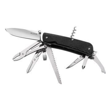 Ruike RULD51 - Wielofunkcyjny scyzoryk TREKKER 11,4 cm/17 funkcji czarny