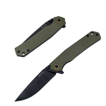 Ruike RUP801G - Nóż składany kieszonkowy 20 cm zielony