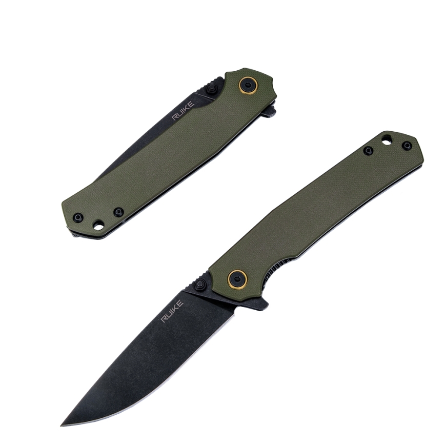 Ruike RUP801G - Nóż składany kieszonkowy 20 cm zielony