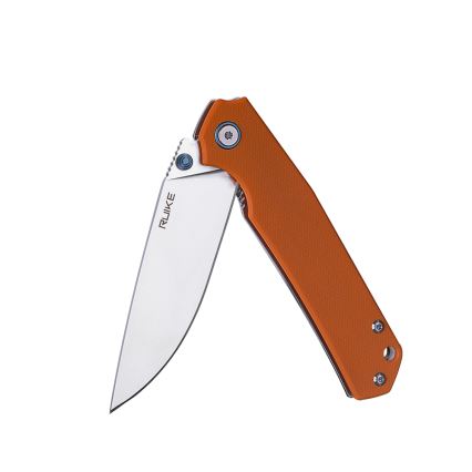 Ruike RUP801J - Nóż składany kieszonkowy 20 cm pomarańczowy