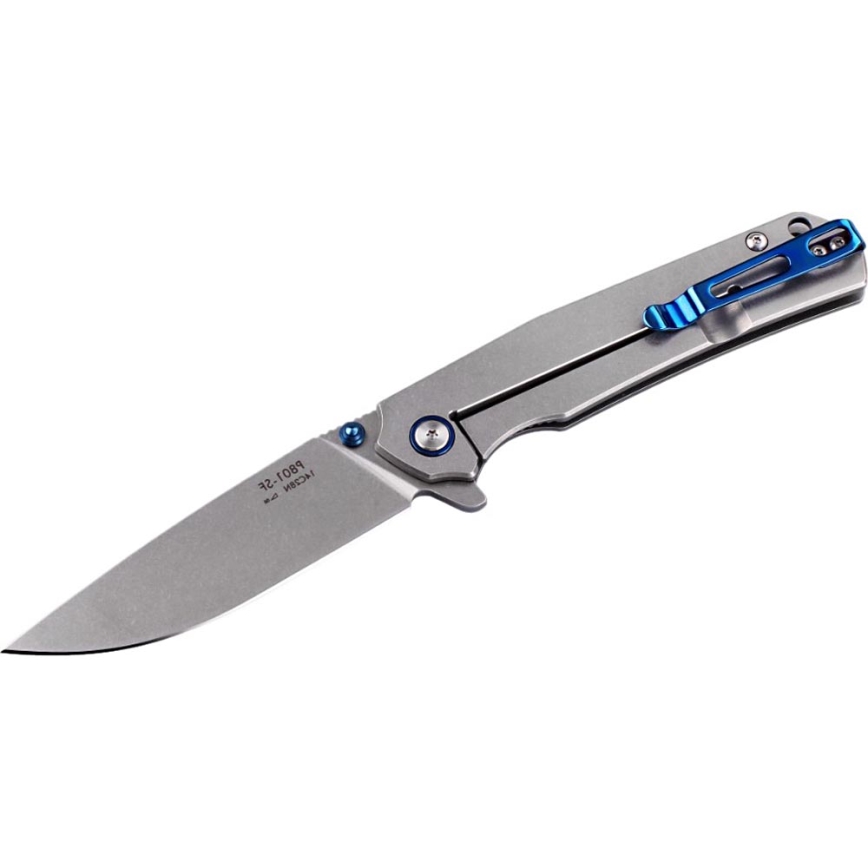 Ruike RUP801SF - Nóż składany kieszonkowy 20 cm srebrny