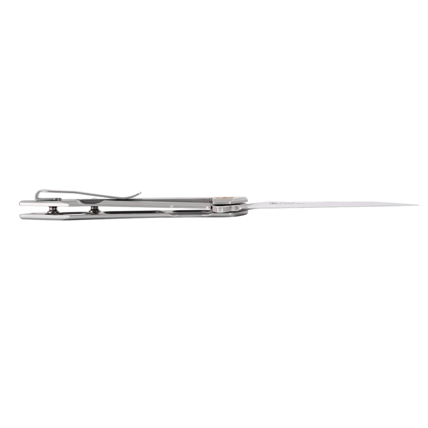 Ruike RUP831SSA - Nóż składany kompaktowy 19,5 cm srebrny