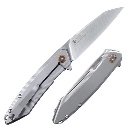 Ruike RUP831SSA - Nóż składany kompaktowy 19,5 cm srebrny