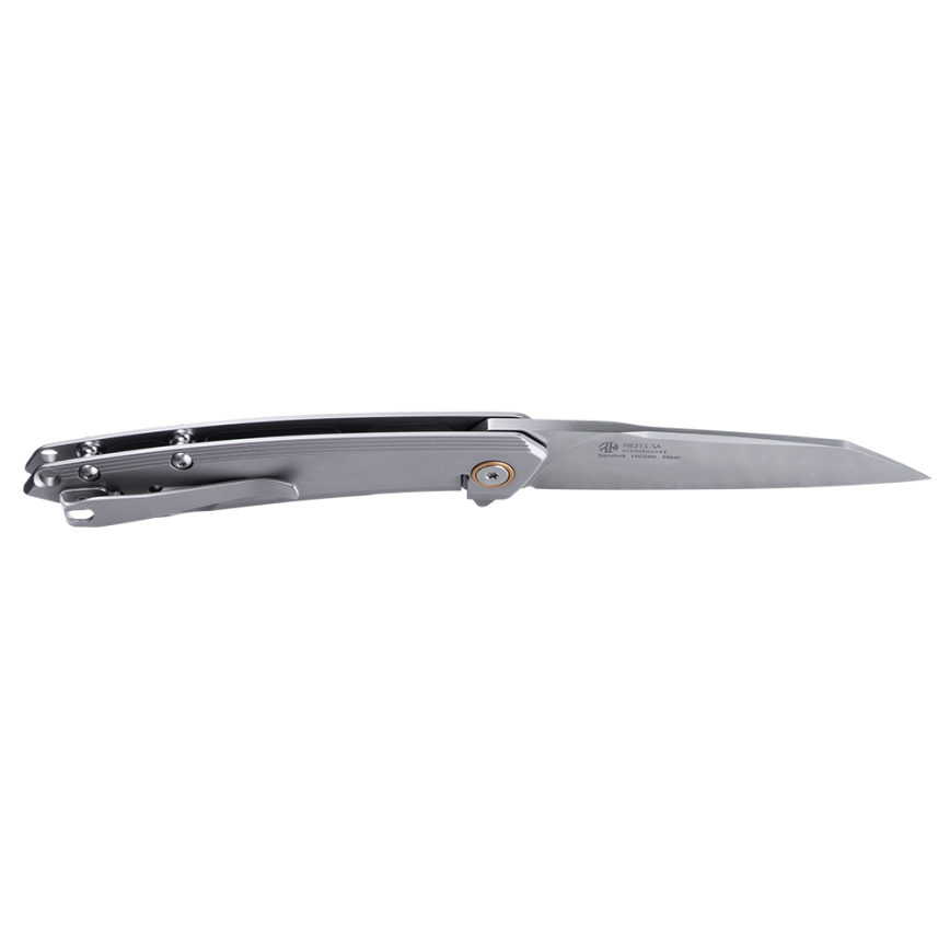 Ruike RUP831SSA - Nóż składany kompaktowy 19,5 cm srebrny