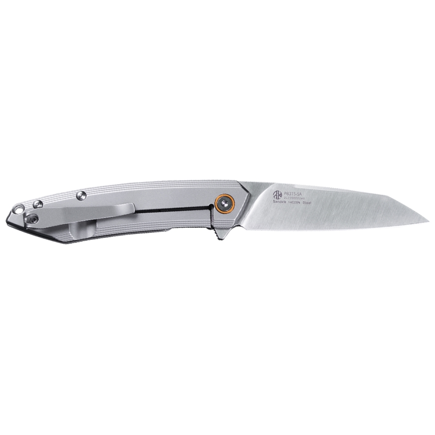 Ruike RUP831SSA - Nóż składany kompaktowy 19,5 cm srebrny