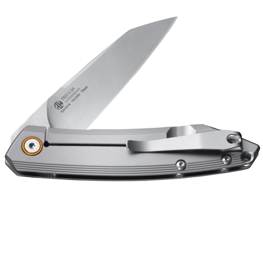 Ruike RUP831SSA - Nóż składany kompaktowy 19,5 cm srebrny