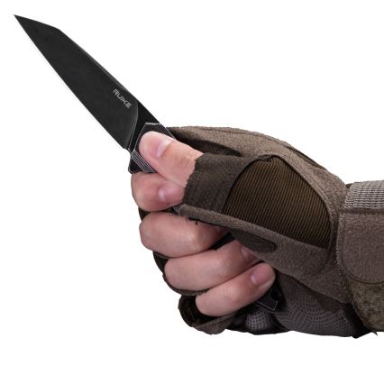 Ruike RUP831SSB - Nóż składany kompaktowy 19,5 cm czarny