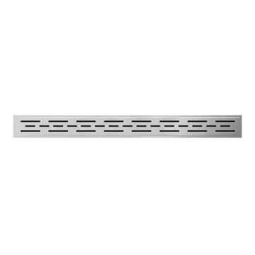 Ruszt odpływowy 79,2 x 1,1 cm, stal nierdzewna/srebrny