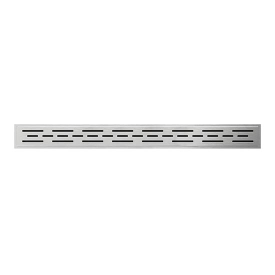 Ruszt odpływowy 79,2 x 1,1 cm, stal nierdzewna/srebrny