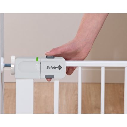 Safety 1st - Bariera zabezpieczająca AUTO CLOSE biała