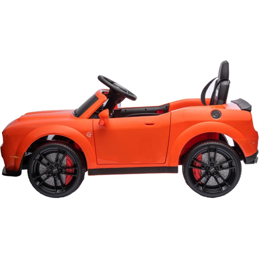Samochód elektryczny Dodge Challenger 50W/4500 mAh pomarańczowy