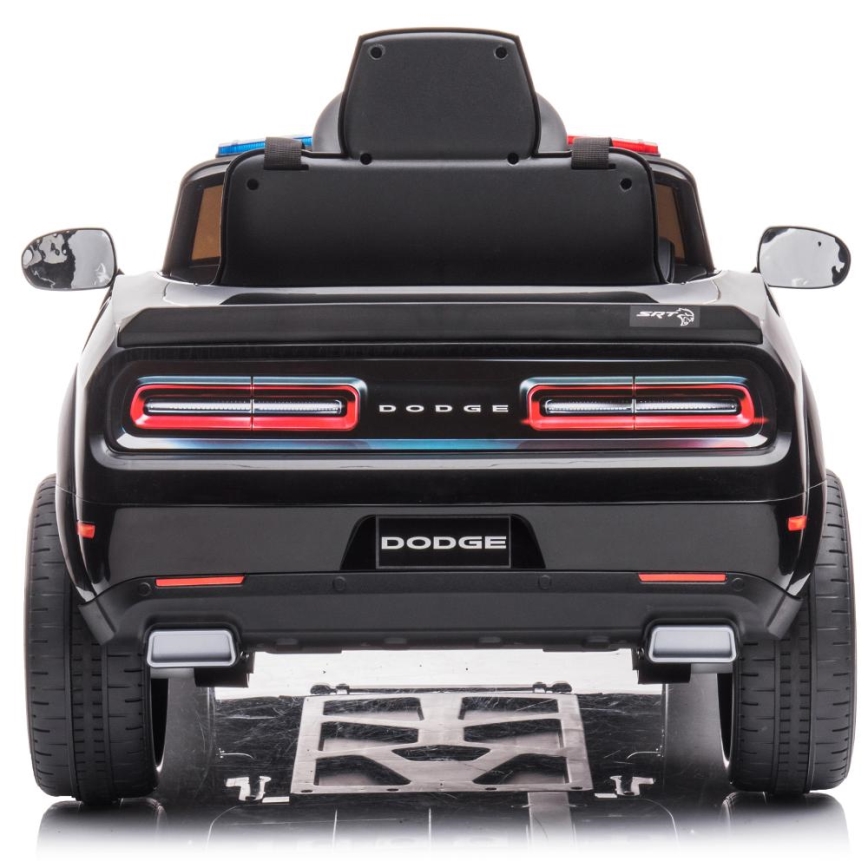 Samochód elektryczny Dodge Challenger Samochód policyjny 50W/4500 mAh  czarny/biały