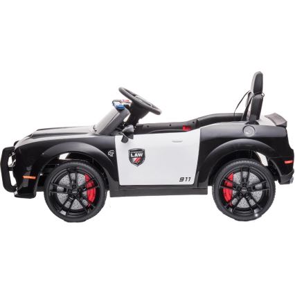 Samochód elektryczny Dodge Challenger Samochód policyjny 50W/4500 mAh  czarny/biały