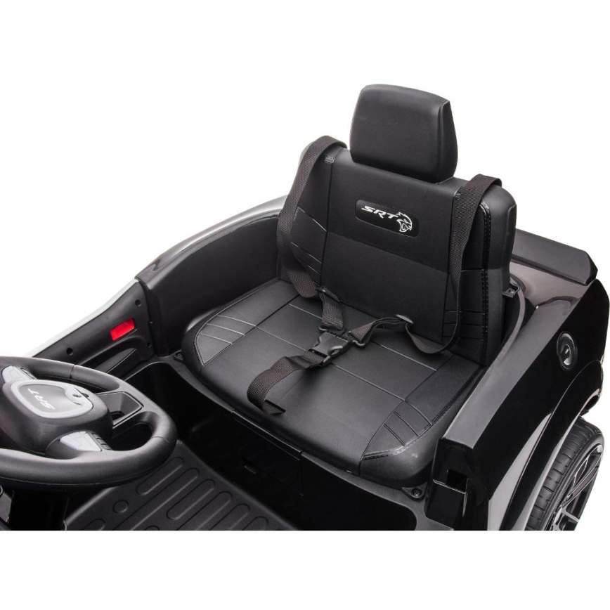 Samochód elektryczny Dodge Challenger Samochód policyjny 50W/4500 mAh  czarny/biały