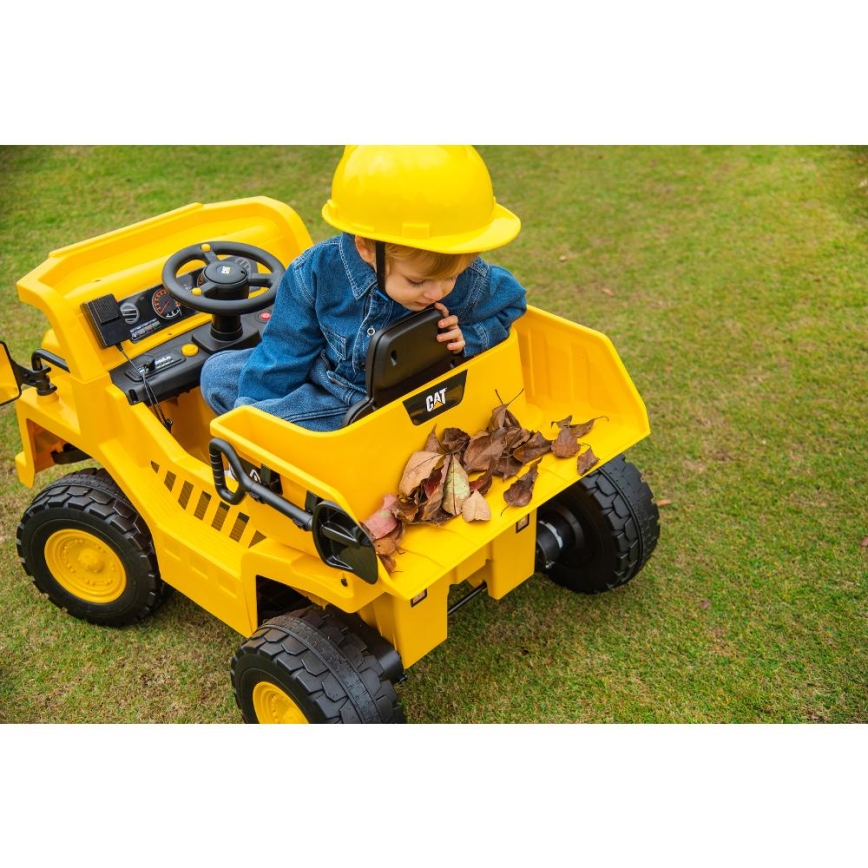Samochód elektryczny Ładowarka CAT 60W/4500 mAh żółty/czarny