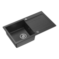 Samona - Zlewozmywak kuchenny SAMONA 77x44 cm granit/czarny