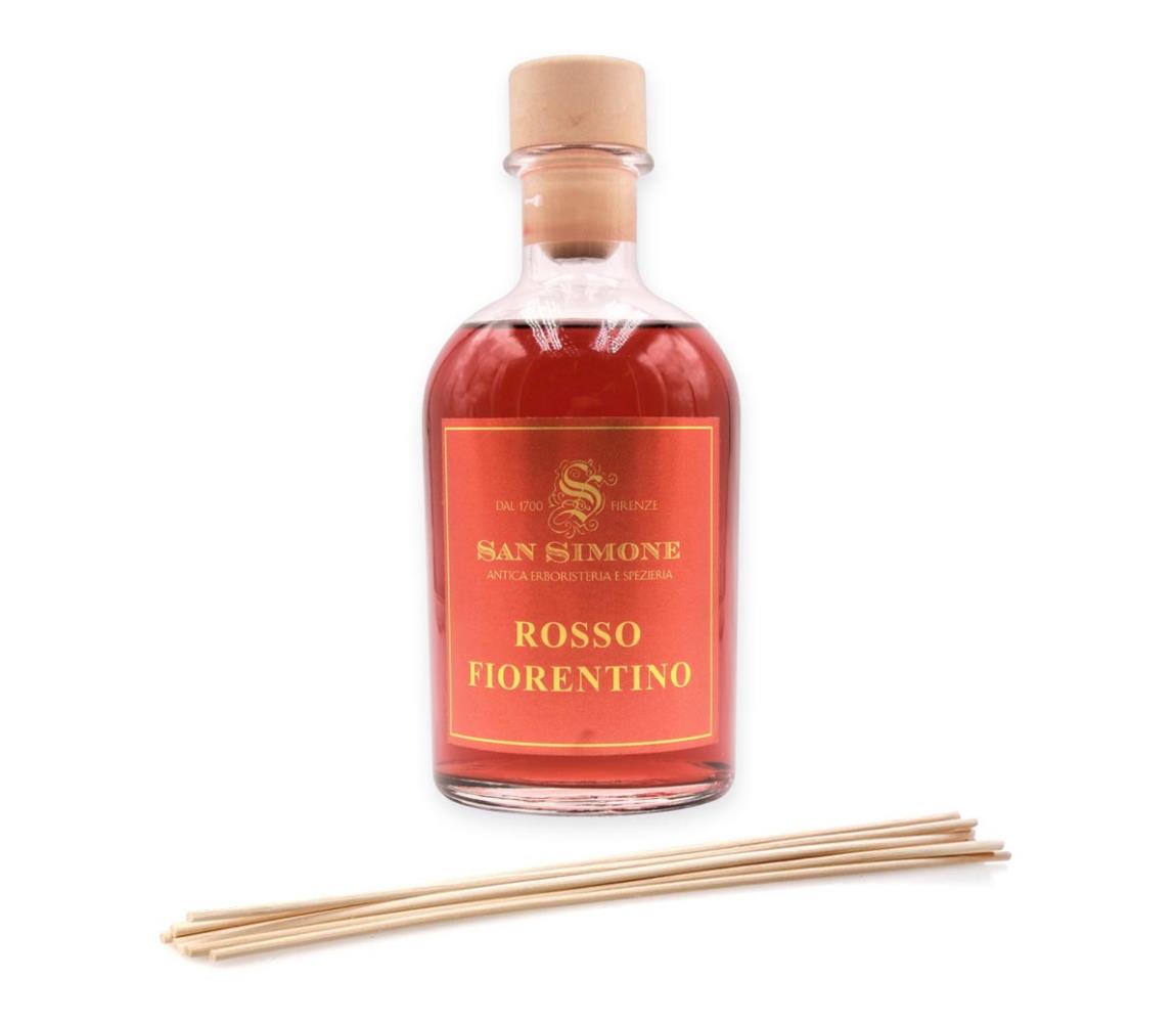 San Simone - Dyfuzor zapachowy z patyczkami ROSSO FIORENTINO 250 ml
