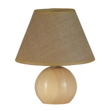Sandria - Lampa stołowa WOODEN BALL 1xE27/60W/230V Sandria - Lampa stołowa WOODEN BALL 1xE27/60W/230V