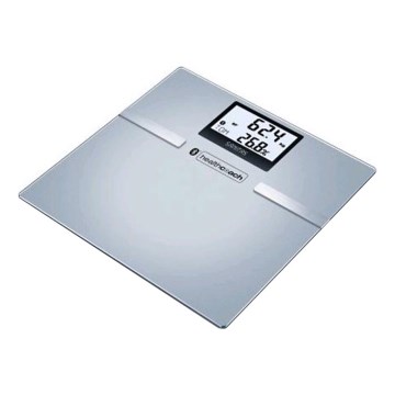 Sanitas SBF70BT - Inteligentna osobista waga diagnostyczna 3xAAA srebrne