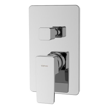 Sapho - Bateria prysznicowa do montażu podtynkowego TURSI, chrom błyszczący