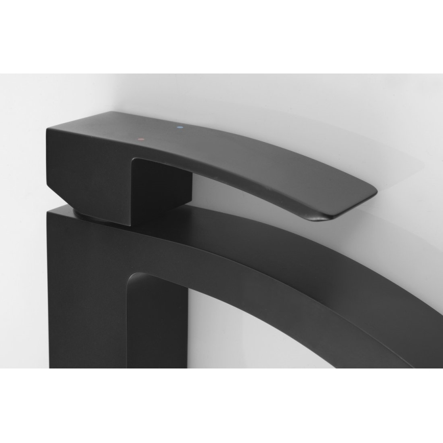 Sapho - Bateria umywalkowa GINKO 15,6 cm czarny mat