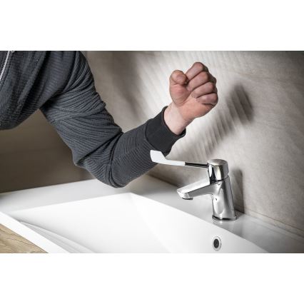 Sapho - Bateria umywalkowa LEA 15,4 cm chrom błyszczący