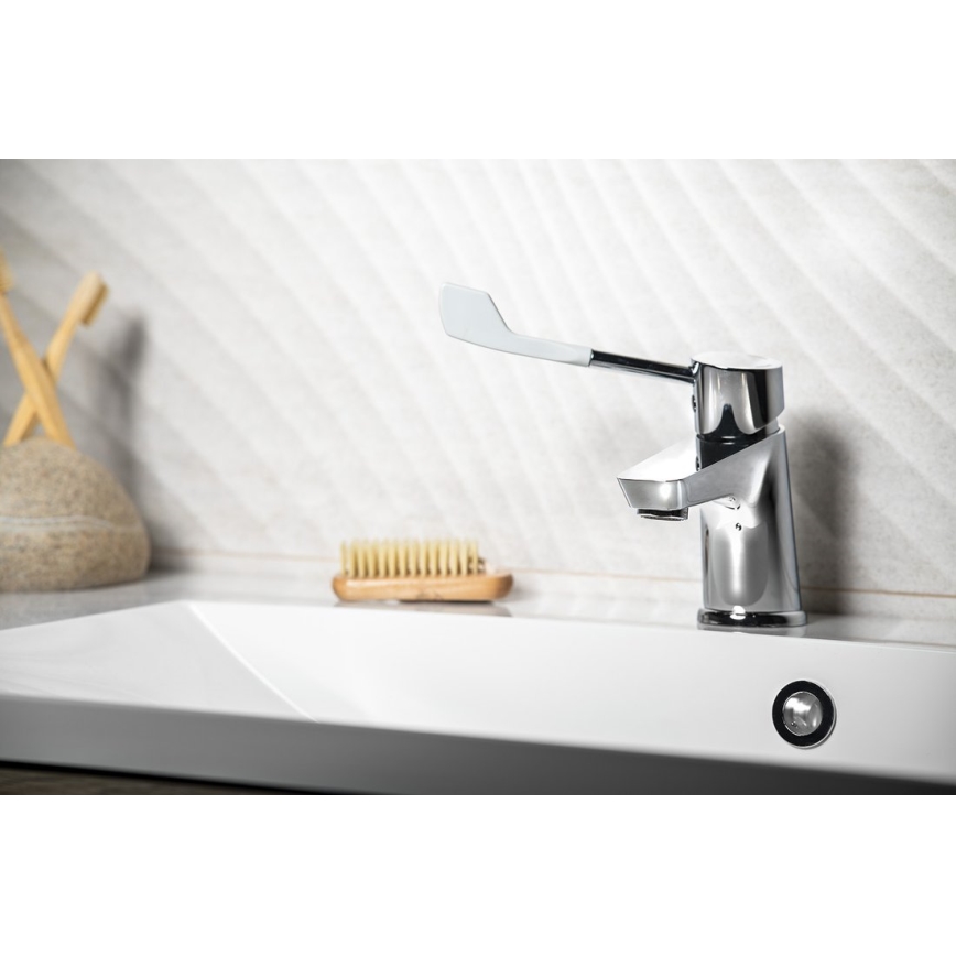 Sapho - Bateria umywalkowa LEA 15,4 cm chrom błyszczący