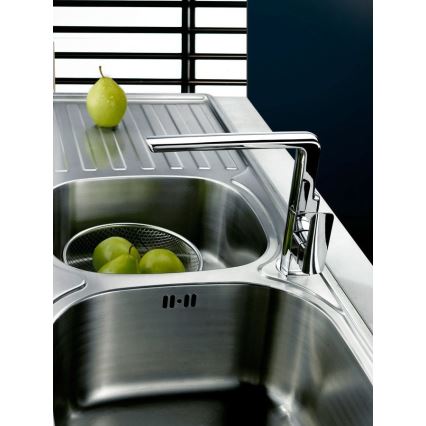 Sapho - Bateria umywalkowa MIXONA 22,4 cm chrom błyszczący