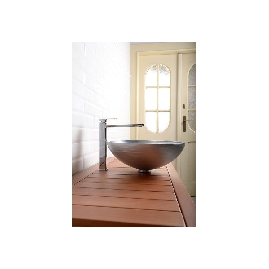 Sapho - Bateria umywalkowa MIXONA 29,8 cm, chrom błyszczący