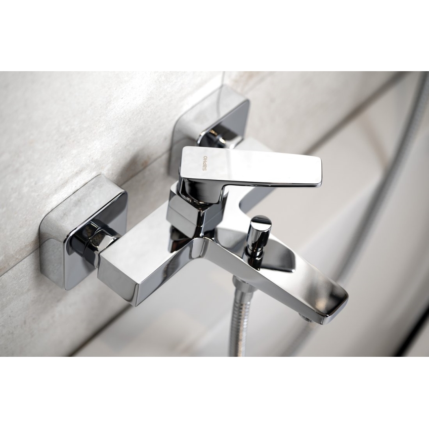 Sapho - Bateria wannowa TURSI chrom błyszczący