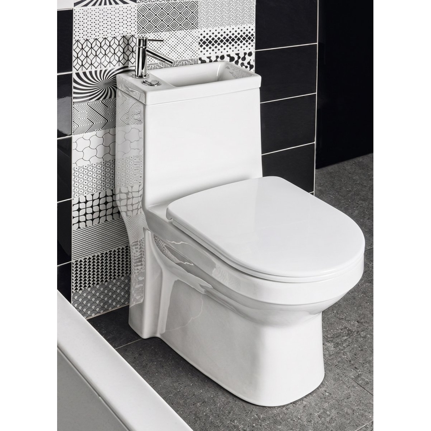 Sapho - Deska sedesowa HYGIE SoftClose biała