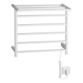Sapho - Elektryczna suszarka do ręczników ELZOR 60W  47x50 cm biały mat