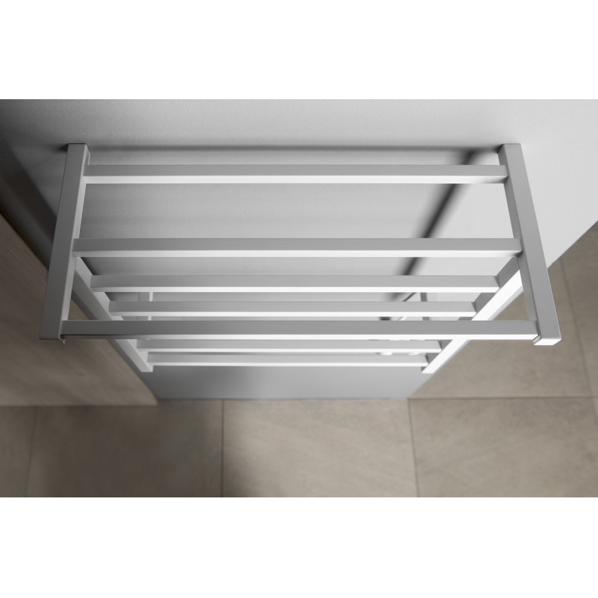 Sapho - Elektryczna suszarka do ręczników ELZOR 60W  47x50 cm biały mat