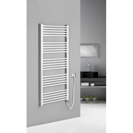 Sapho - Elektryczna suszarka do ręczników METRO-E 500W 134x50 cm biała