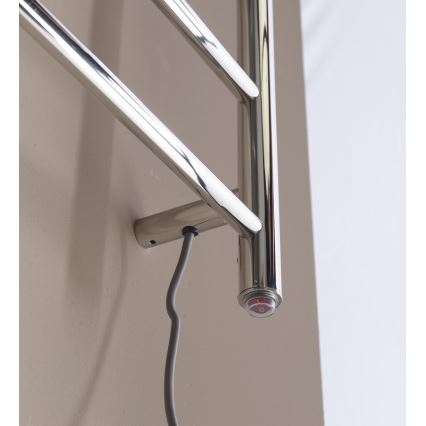 Sapho - Elektryczna suszarka do ręczników REDONDO 130W/230V 150 cm chrom błyszczący prawa obły