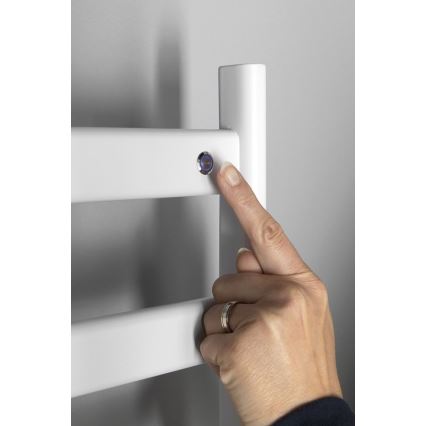 Sapho - Elektryczna suszarka na ręczniki ELIAS 105W/230V 49x73 cm matowa biała