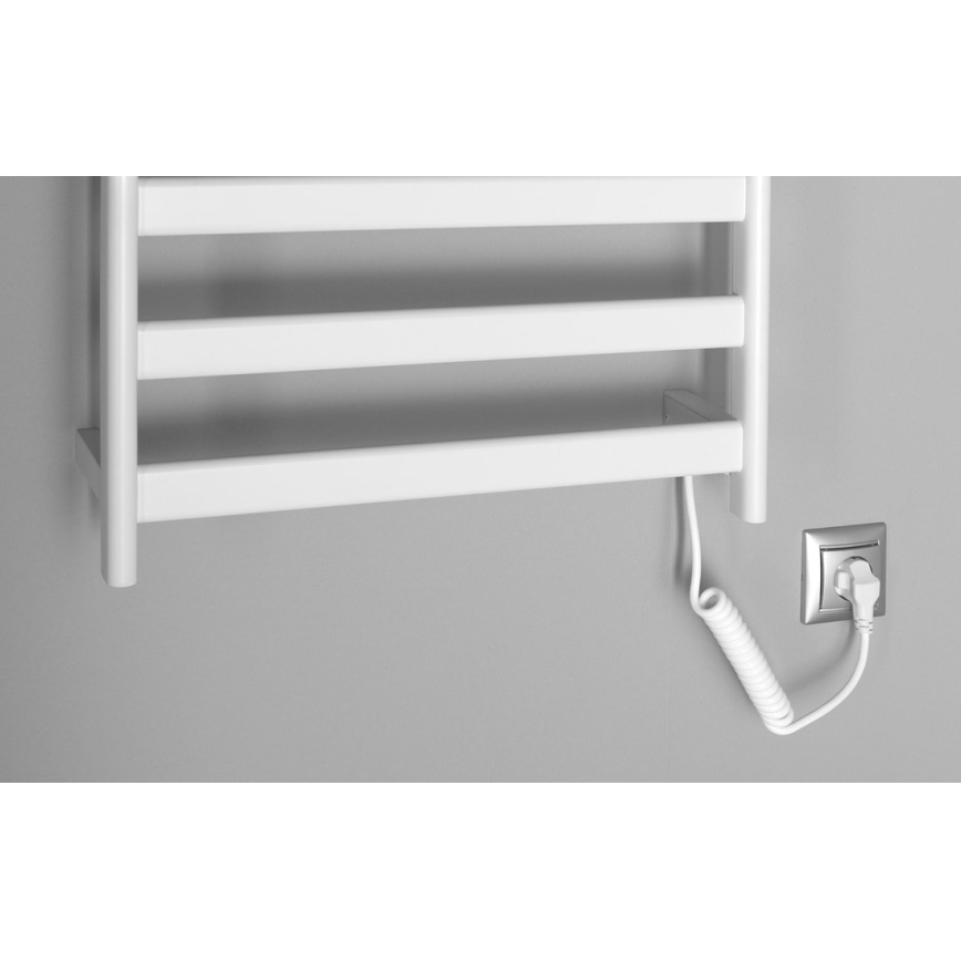 Sapho - Elektryczny suszacz do ręczników ELIAS 105 W 73x49 cm biały mat