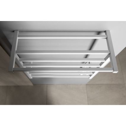 Sapho - Elektryczny suszacz do ręczników ELZOR 60W/230V 47x50 cm biały mat