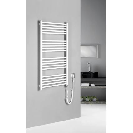 Sapho - Elektryczny suszacz do ręczników METRO-E 400W 106x50 cm biały