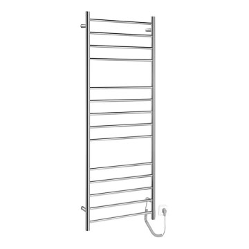 Sapho - Elektryczny suszarka do ręczników REDONDO 130W/230V 150 cm błyszczący chrom prawy okrągły