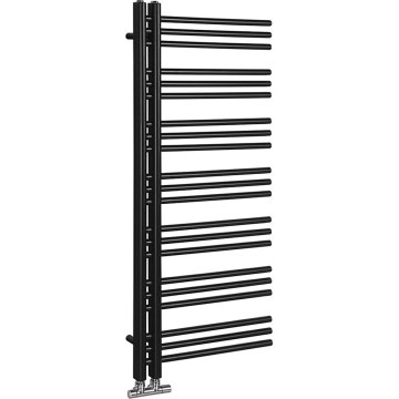 Sapho - grzejnik łazienkowy DORLION 400W/230V 50x120 cm matowa czerń